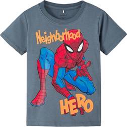 Name It Baby Spiderman T-shirt - Stormy Weather