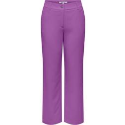 Only Lana-Berry Mid Straight Pant Dewberry