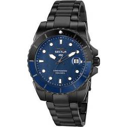 Sector wristwatch 450 r3253276001 black blue sub 100mt