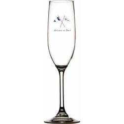 Marine Business MB Welcome on board H25cm 236ml Champagneglas