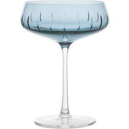 Louise Roe Single Cut Mundblæst Champagneglas