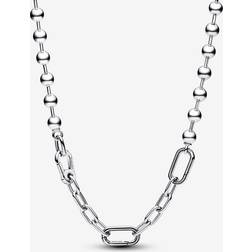 Pandora ME halskæde metalperle og led sølv 45 cm