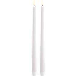 Uyuni Kertelys Nordic White LED-lys 32cm 2stk