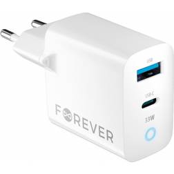 Forever GaN USB-Laddare PD QC 1x USB-C 1x USB 33W