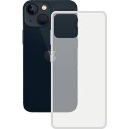 Ksix smart your tech Flexible Schutzhülle für iPhone 14, Anti-Fingerabdruck, robust, leicht, kompatibel mit kabellosem Laden, transparent