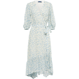 Polo Ralph Lauren Georgette Wrap Dress - Multicoloured