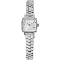 Tissot Lovely Square T0581091103601 Woman 20 mm Analog Kvarts Silver 9 mm