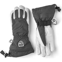Hestra Heli Female 5-finger Ski Gloves - Grey
