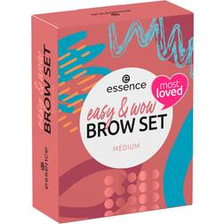 Essence Easy & WOW Brow Set Medium 3pcs