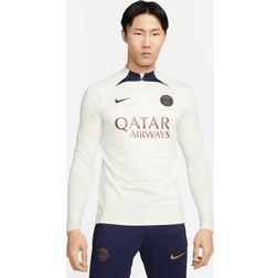 Nike Paris Saint-Germain Dri-FIT-fodboldtræningstrøje til mænd hvid