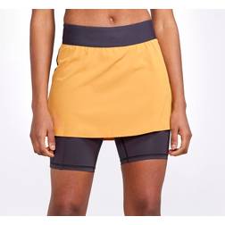 Craft Sportsware Women's Pro Trail 2in1 Skirt, XL, Desert/Slate