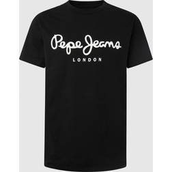 Pepe Jeans T shirt ORIGINAL STRETCH Black