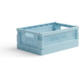 Crate Foldekasse Mini Crystal Blue Crate Opbevaringsboks
