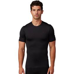 Fox Tecbase SS Shirt Men, sort Undertrøjer Kortærmede 2023