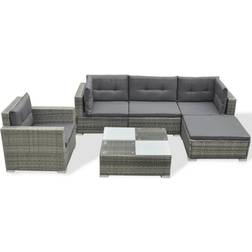 vidaXL 42105 Loungesæt, 1 borde inkl. 1 stole & 3 sofaer