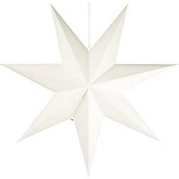 Ib Laursen Paper Star 7-Sided White Julestjerne