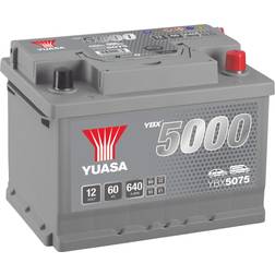 Yuasa 12v 60ah 640a en ybx 5000 ybx5075 silver high performance autobatterie