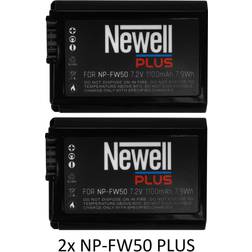 Newell Plus NP-FW50 Akku Kamera Stromversorgung, Schwarz