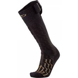 Therm-ic Heat Fusion Ski Socks - Black/Grey