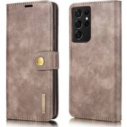 DG.Ming 2-in-1 Magnet Wallet Case for Galaxy S21 Ultra