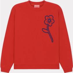 Kenzo Rue Vivienne' Embroidered Sweatshirt Cherry Red Womens