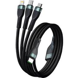 4smarts USB C - Lightning/Micro-USB B/USB C 2.0 M-M