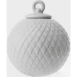 Lyngby Porcelain Rhombe Light Grey Dekoration