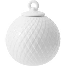 Lyngby Porcelain Rhombe White Dekoration