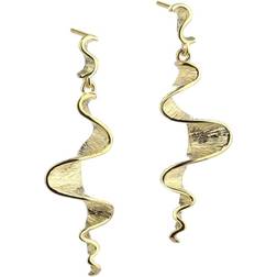 Aqua Dulce Rhumba Long Earrings - Gold