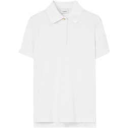 Burberry Piqué Polo T-shirt - White