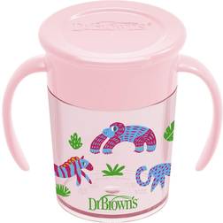 Dr. Brown's 360 Spoutless Transition Cup, Pink, TC71005