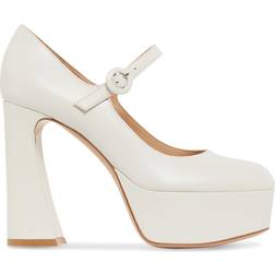 Gianvito Rossi Mary Jane leather pumps white