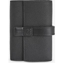 Loewe Black Anagram-embossed Vertical Leather Wallet