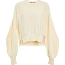 Stella McCartney Sweater Aus Baumwollstrick Natural