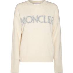Moncler Logo wool sweater white