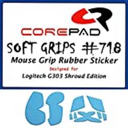 Corepad Soft Grips självhäftande förskurna halkfria klistermärken G303 Shroud