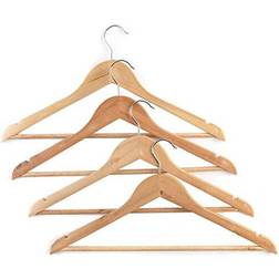 Beldray LA063557EU Wooden Hangers, Hanger Coat Hook