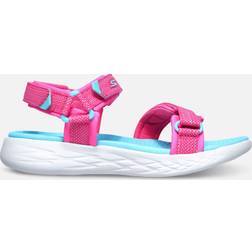 Skechers Girl's On The Go 600 Lil Radiance - Hot Pink/Aqua