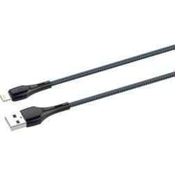 Ldnio LS521 1m USB-Lightning Grå-Blå 1m