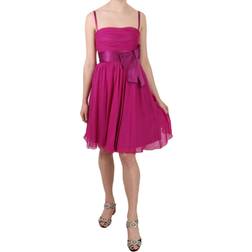 Dolce & Gabbana Silke Kjole Pink IT38/XS-XS