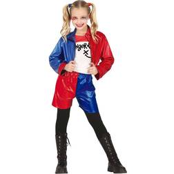 Fiestas Guirca Harlekin Børnekostume Harley Quinn Kostumer