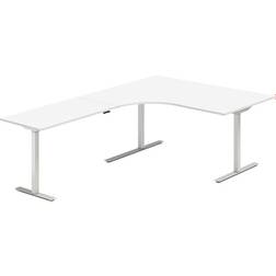 Ergoff hæve-sænkebord venstrevendt 160x220cm Skrivebord 160x220cm
