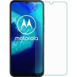 MAULUND Motorola Moto G8 Power Lite Hærdet Glas Case Friendly Skærmbeskyttelse Gennemsigtig