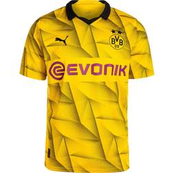 Puma Borussia Dortmund 23/24 Men's Third Jersey, Cyber Yellow/Black