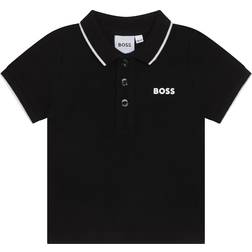 BOSS Infants Contrast Trim Polo Shirt Black years