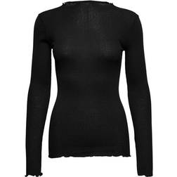 Rosemunde Silk T-shirt - Black
