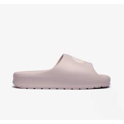 Lacoste CROCO 2.0 Ladies Cushioned Sliders Off White: