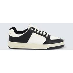 Saint Laurent SL/61 leather low-top sneakers white