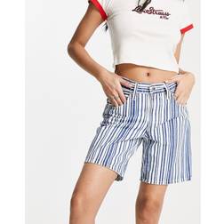Levi's – Silvertab – Flerfärgade randiga shorts baggy-modell-Flera