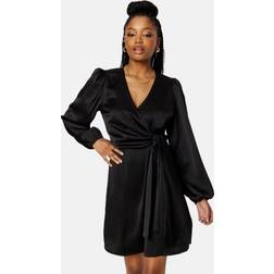 Object Collectors Item Adalina L/S Short Dress Black